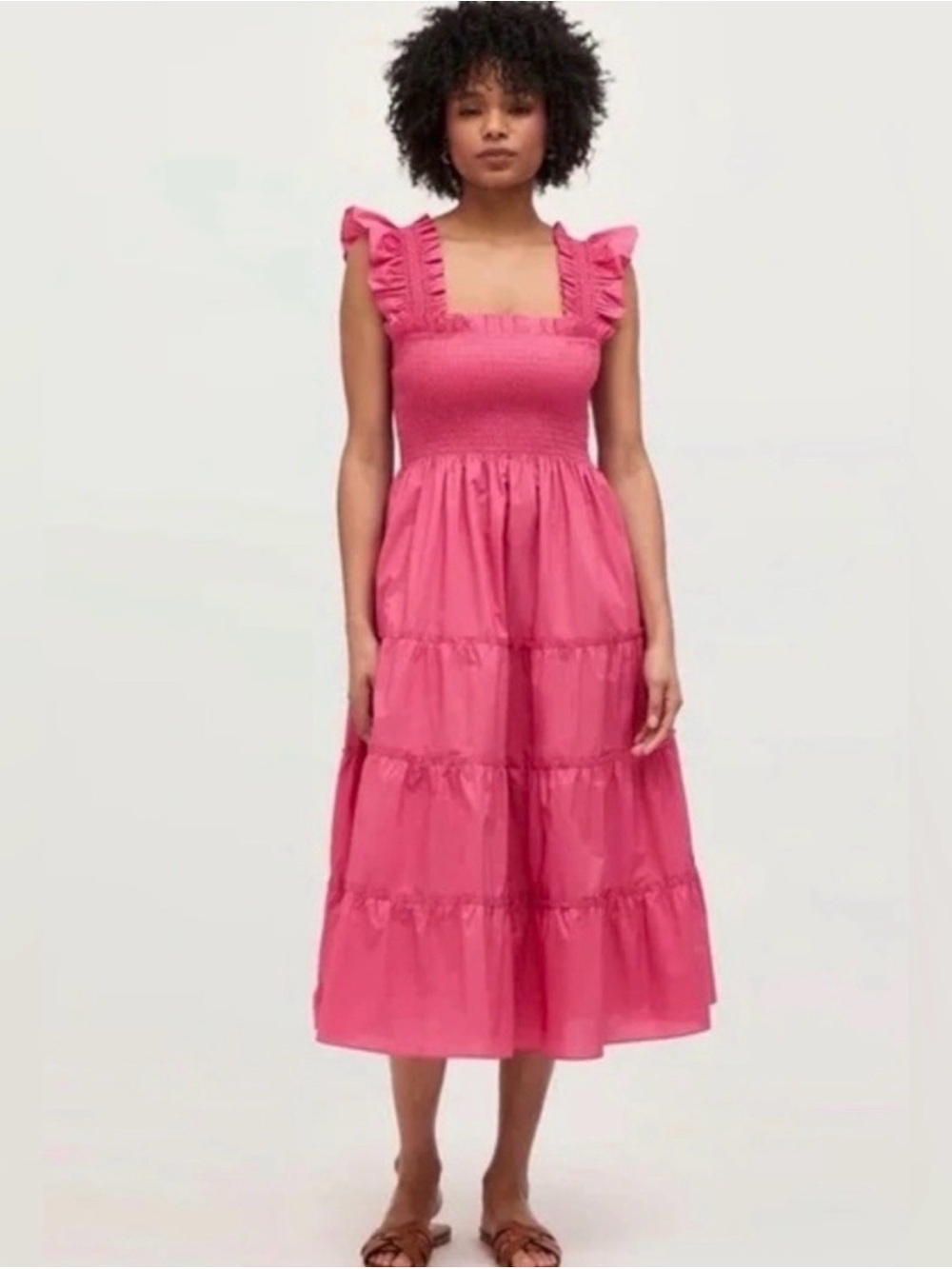 Hill House Home Ellie Nap Dress - Lipstick Pink